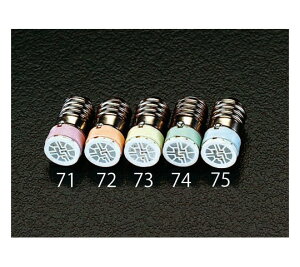 �G�X�R AC/DC24V/E10(23mm) LED�����v(�I�����W) 1�� EA940DE-72