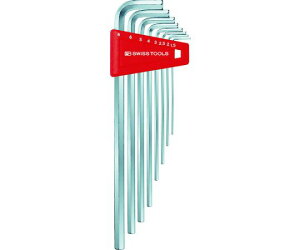 PBスイスツールズ 六角棒レンチセット ロング8本組(ブリスターパック入り) 1セット(8本入) 211H-8CN