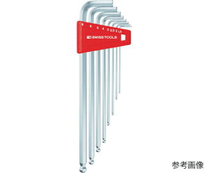 PBスイスツールズ ボール付ロング六角棒レンチセット セット内容1.5、2、2.5、3、4、5、6 1セット(7本入) 1セット(7本入) 212LH-6