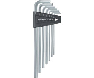PBスイスツールズ ロング六角棒レンチセット(パックナシ)1セット(12本入) 1セット(12本入) 214H-12