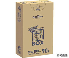 日本サニパック PA93プロ3層90L 100枚 1箱(100枚入) PA93