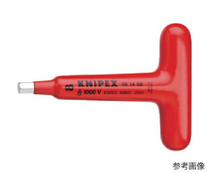 KNIPEX 絶縁1002VT型六角棒レンチ 8mm 1本 9814-08