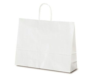 ベルベ 紙袋 自動紐手提袋 T-Y 白無地 200枚 1ケース(200枚入) 1532