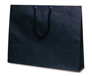 ベルベ 紙袋 手提袋 T-ショルダー17 黒 無地 50枚 1ケース(50枚入) 1989