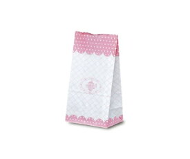 ベルベ 紙袋 角底袋 メリー（ピンク） 4号 2000枚 1ケース(2000枚入) 3704