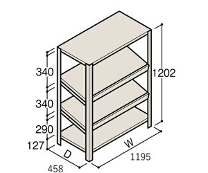 �C�g�[�L�^ITOKI �y�ʒI ERR�X�Ό^ H1200×W1200×D450 �L���I 3�i 1��