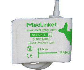 ビットストロング BSディスポーザブル血圧計カフ シリーズF（不織布）新生児-#3 A26コネクタ付き 5個入 1袋(5個入) Y000DSN1-3