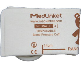 ビットストロング BSディスポーザブル血圧計カフ シリーズF（不織布）新生児-#4 A26コネクタ付き 5個入 1袋(5個入) Y000DSN1-4