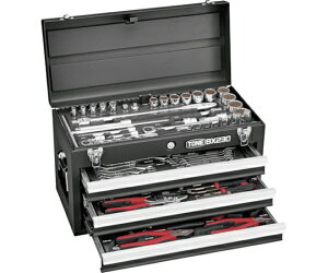 TONE �����p�H��Z�b�g �c�[���Z�b�g�i�}�b�g�u���b�N�j�Ԍ�508×���s232×����302mm 1�Z�b�g TSXT95022BK