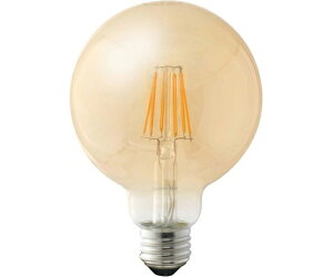 東京メタル工業 60W相当 LEDフィラメント ボール型電球 アンバー E26 1台 LDG7LGV60WTM