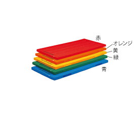 【大型品別途送料】 エバニュー エコ・カラーマット　120×240×5cm　黄 EKM002-400