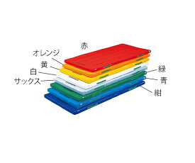 【大型品別途送料】 エバニュー カラーペットマット　120×240×5cm　白 EKM042-90