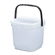 アズワンカタログ製品 密閉バケツ・ミニ（角） 15L