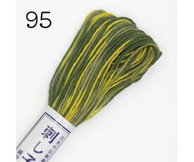 オリムパス製絲 刺し子糸 【カラフル】20m /Col.95 入数:1カセ OS-20M-95