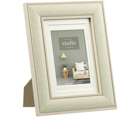 ハクバ写真産業 ハクバ フォトフレーム Etoffe （エトフ） L/KG/ハガキ/2Lサイズ グリーン 入数:1枚 FWETF-GR