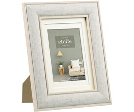 ハクバ写真産業 ハクバ フォトフレーム Etoffe （エトフ） L/KG/ハガキ/2Lサイズ グレー 入数:1枚 FWETF-GY