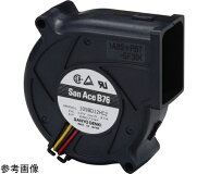 山洋電気 ファンモータ SanAce DCブロア PWMコントロール機能なし リブなし ロックセンサ 52mm 1個 109BC…