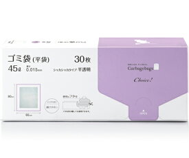 オルディ チョイスゴミ袋 45L 0.015mm 半透明 30P 24冊 CH-GH45-30 1ケース(30枚×24冊入)