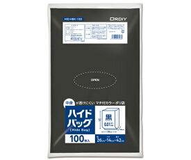 オルディ ハイドバッグ HD 黒 100枚×20冊入 HID-HBK-100 1ケース(100枚×20冊入)