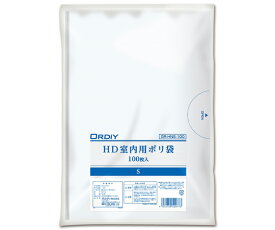 オルディ HD室内用ポリ袋 S 0.01mm 半透明 100枚×40冊入 GR-HNS-100 1ケース(100枚×40冊入)