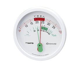 佐藤計量器製作所 ルームメイト温湿度計 1024-00 1セット