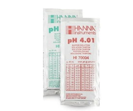 ハンナ　インスツルメンツ pH標準液（スタンダードタイプ）pH4．01＆pH7．01 HI77400P 1箱
