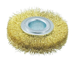 トラスコ中山 ホイルブラシ 38X10mm穴 真鍮線 線径0.15 TB-6314 1個