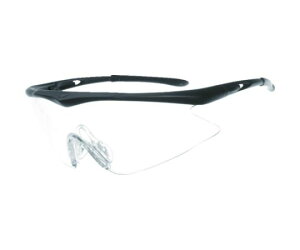 トラスコ中山 一眼型安全メガネ フレームブラック レンズクリア TSG-1856TM 1個