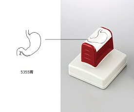 医療用スタンプ　胃 1個