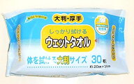(株)ストリックスデザイン カナッペ事業部 ウェットタオル大判厚手 KN-102　30枚入