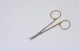 【送料無料】【無料健康相談付】T/Cエクセル・アイリス剪刀 11.5cm 曲 医療用ステンレス器具