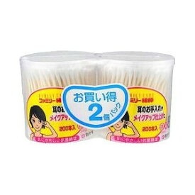 FC　ファミリー綿棒　200本入　2個パック