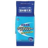 【白十字】クリアパワー（詰替） 100枚入