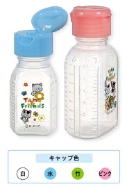【金鵄製作所】ワンタッチタマ瓶100ml・ピンクフタ規格 23120-005