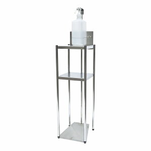 キャニオン 手指消毒液置台(足踏式) FCSW(W20XD20XH66CM)