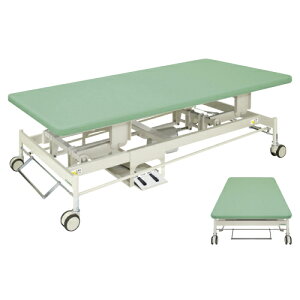 【送料無料】【無料健康相談 対象製品】電動カイザーホーム レッド W1200×L2000×H450〜800mm TB-1006-02