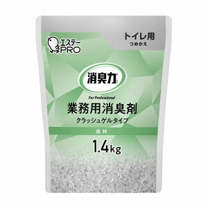 <セット販売>消臭力(業務用)クラッシュゲルトイレ 6コ