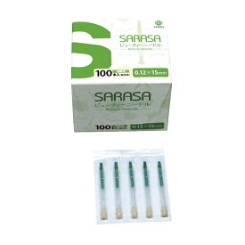 ファロス SARASA ビューティーニードル 02(0.12mm)15mM(100本入） 鍼灸鍼