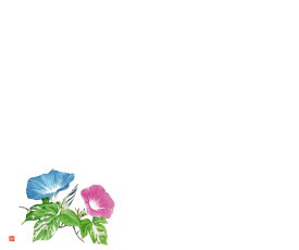 カミイソ産商 尺3 テーブルマット 朝顔 1組（100枚入） No.525 販売単位：1組(100枚入)