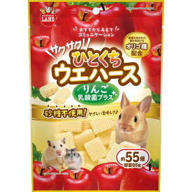 マルカン サクサク！ひとくちウエハース りんご 乳酸菌プラス 85g ML-473 販売単位：1袋