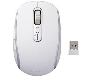 �G���R�� �}�E�X Precisionist ����2.4GHz Bluetooth �}���`�y�A�����O �[�d�� M �É� �`���g�z�C�[�� �z���C�g M-PN10MBMSWH 1��