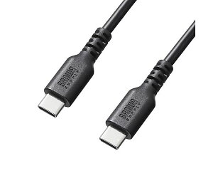 �T�����T�v���C USB 2.0 Type-C�P�[�u���iC-C�E�X�g���[�g�E60W�E1m�j KU-CCP6010TK2 1�{