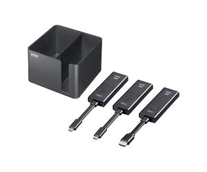�T�����T�v���C 4K�Ή����C�����XHDMI�G�N�X�e���_�[�iType-C���M�@2��E���[BOX�Z�b�g�j VGA-EXWHD12CSET 1�Z�b�g