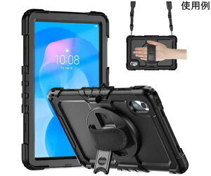 �X���S�i�|�C���g5�{���v�G���g���[���G���f�B�[�G�X Lenovo Tab K11 Gen2�Ή� �ϏՌ��P�[�X�i��ʕی�t���^�C�v�j�u���b�N MDS-TSCLTK11G2BLTBK2 1��