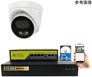 �u���[�h�E�H�b�` 4k�i800����f�jPoE�^�C�vNVR�h�ƃJ�����Z�b�g �h�[���J����1��AHDD4TB�t�� 1�Z�b�g SEC-N-1FK-4T �h�Ɨp�J�����iCCTV�j/�h�ƃJ�����iCCTV�j