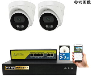 �u���[�h�E�H�b�` 500����fPoE�^�C�vNVR�h�ƃJ�����Z�b�g �h�[���J����2��AHDD4TB�t�� 1�Z�b�g SEC-N-2FM-4T �h�Ɨp�J�����iCCTV�j/�h�ƃJ�����iCCTV�j