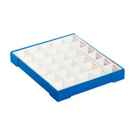 日本医理器材 カラー散薬トレー（30人用） 6008-04(ブルー)
