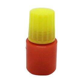 エムアイケミカル 点滴容器ノーベル1号（未滅菌） 本体：茶 キャップ：黄5CC(100ポンイリ)