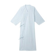 日本エンゼル ケアねまき（メリヤスタイプ） サックス5075(LL)