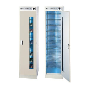 大信工業 殺菌線スリッパロッカー ゼンマイ式タイマー付 アイボリーDM-HR(455X515X1790MM